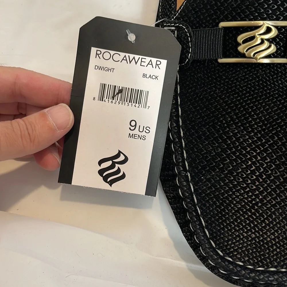 Rocawear Ludlow Loafers BLACK Comfort FAUX LEATHER Shoes Size 9 NEW WITH TAGS - Picture 2 of 8